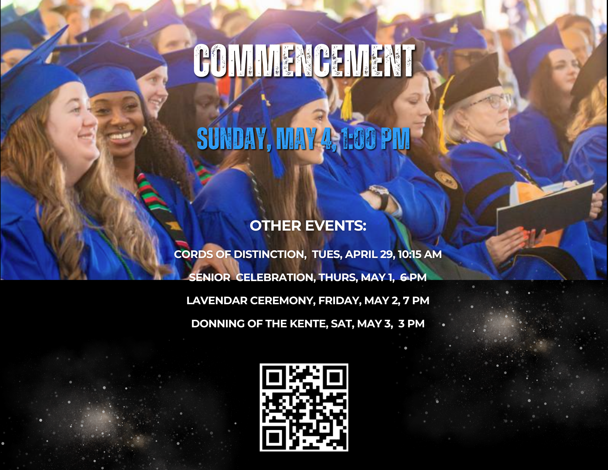 2025 Commencement flyer
